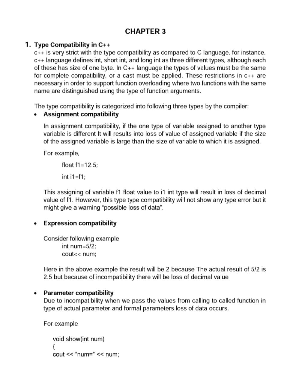 Operators and Expression